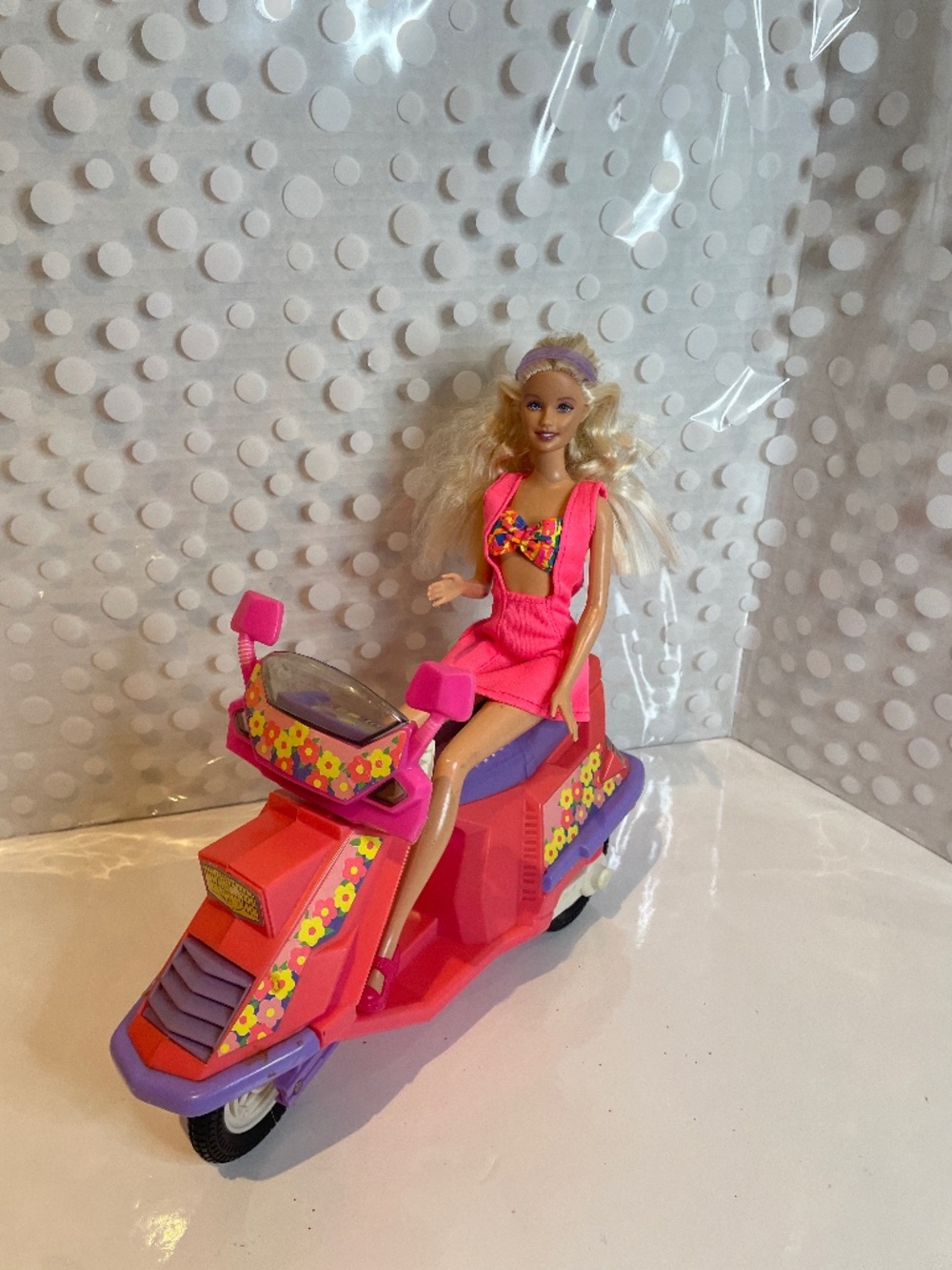 Vintage 1989 Barbie 🌸Flower Power Scooter Around Town